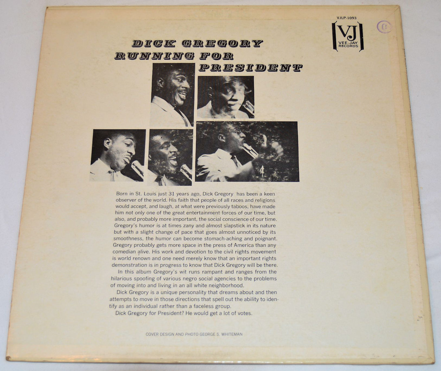 Gregory, Dick - Running For President