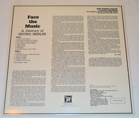 Hyman, Dick - Face The Music: Irving Berlin