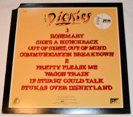 Dickies, The - Stukas Over Disneyland