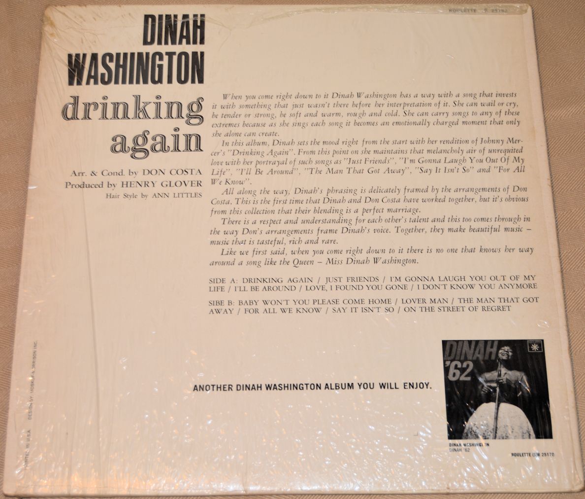 Washington, Dinah - Drinking Again
