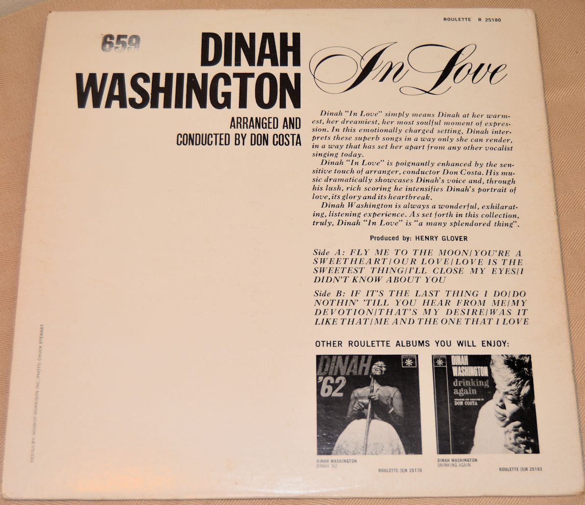 Washington, Dinah - In Love