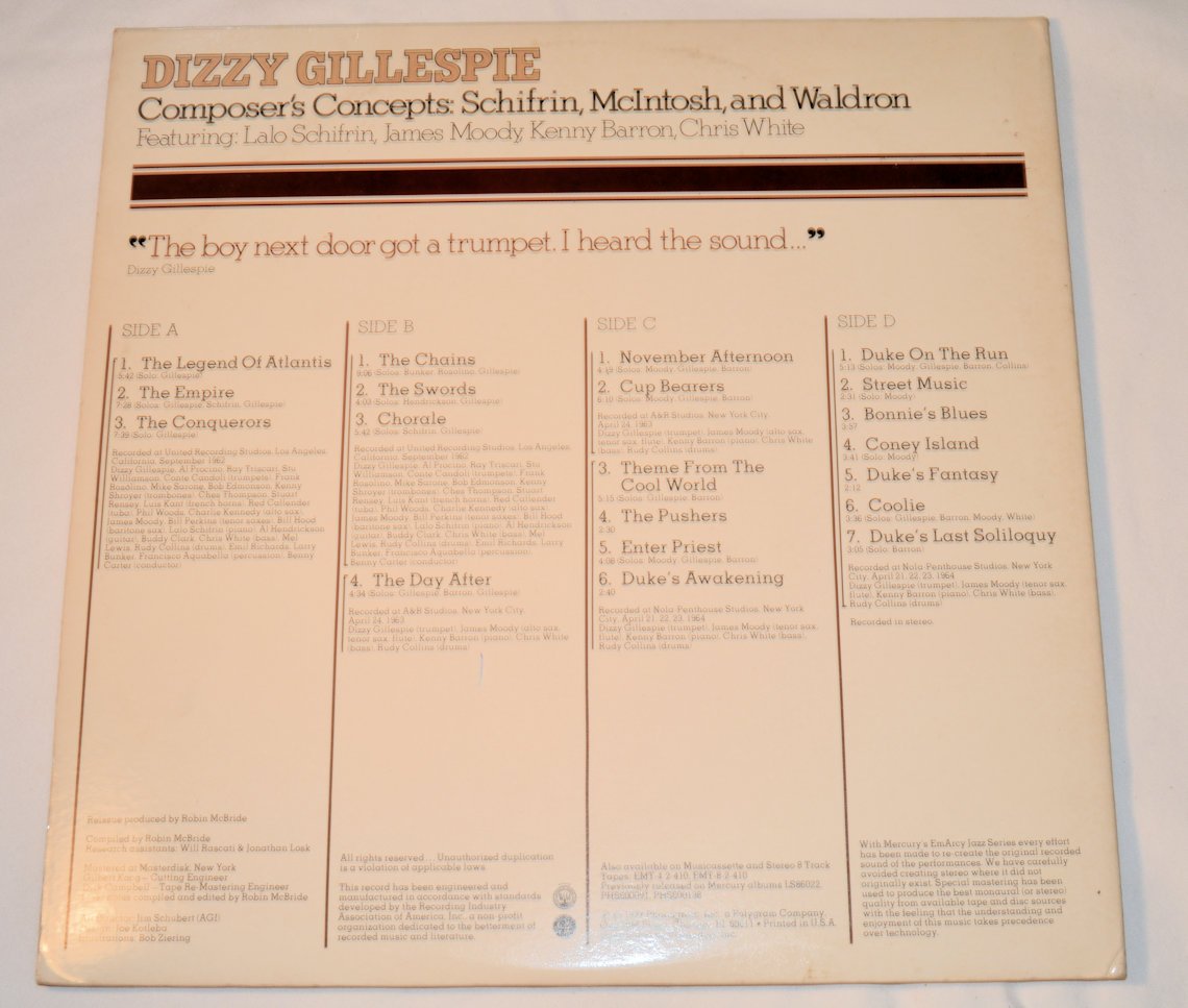Gillespie, Dizzy - Composer's Concepts