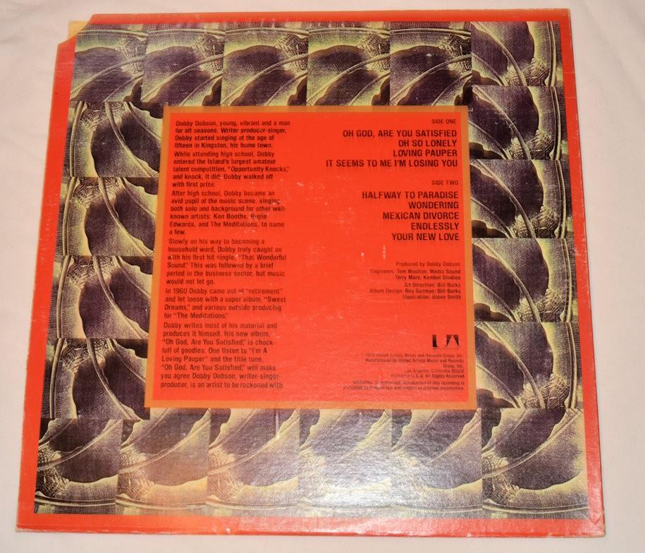 Dobson, Dobby - Oh God Are You Satisfied