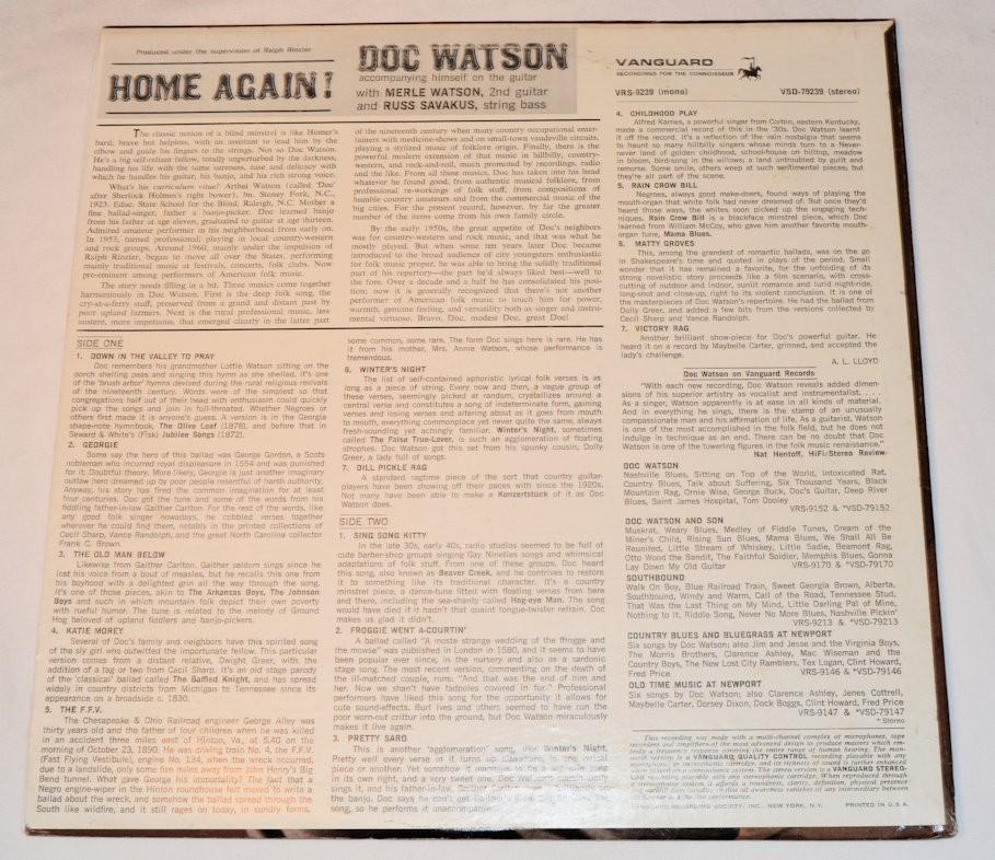 Watson, Doc - Home Again