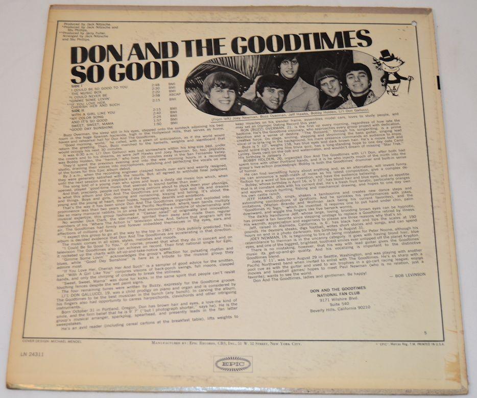 Don & The Good Times - So Good