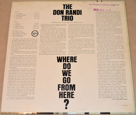 Randi, Don Trio - Where Do We Go From Here?