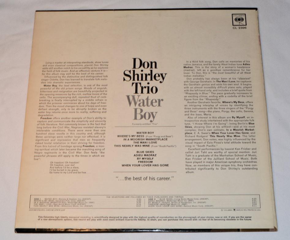 Shirley, Don - Water Boy