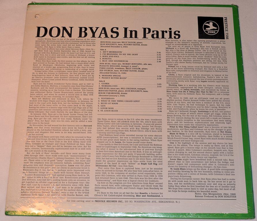 Byas, Don - In Paris