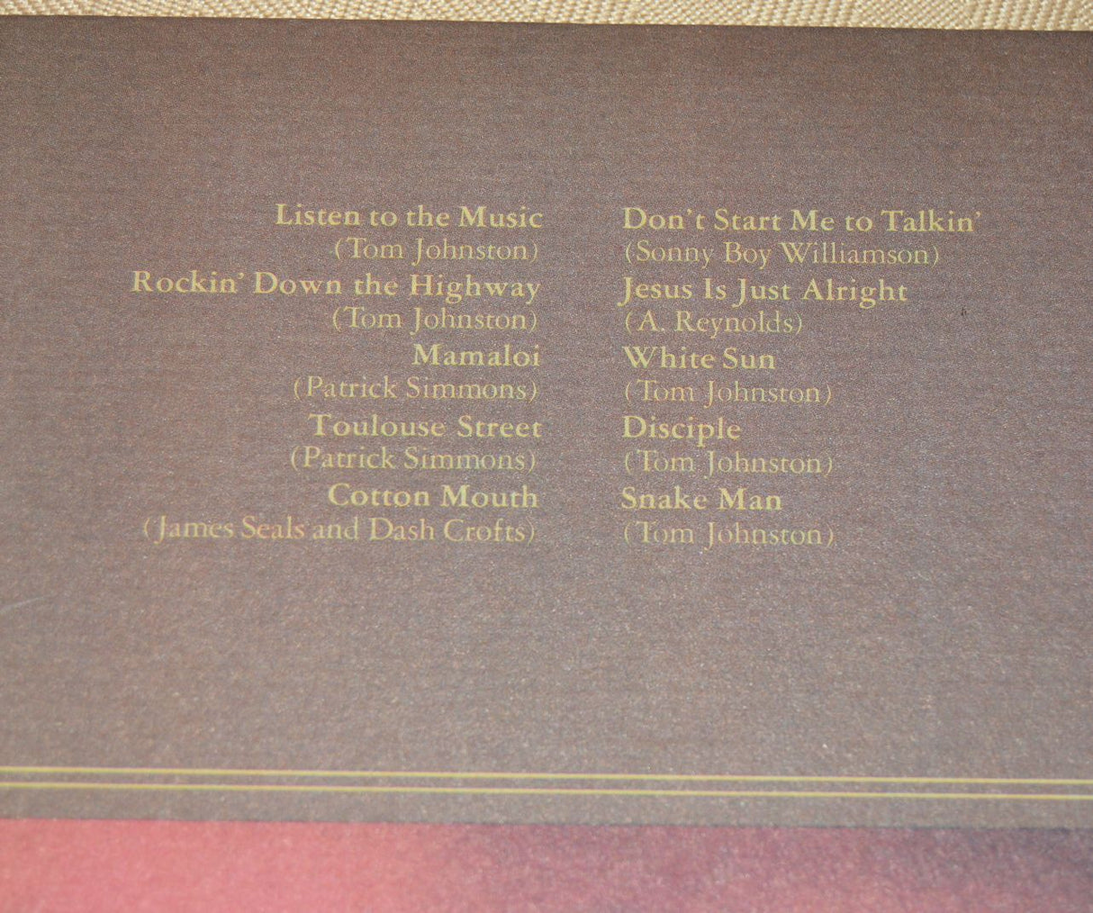 Doobie Brothers - Toulouse Street