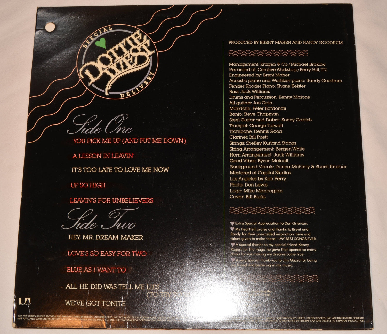 West, Dottie - Special Delivery