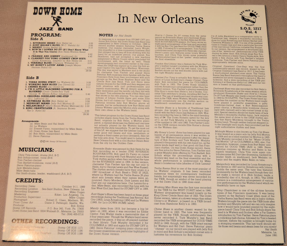 Down Home Jazz Band - In New Orleans