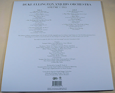 Ellington, Duke - Volume 1: 1943