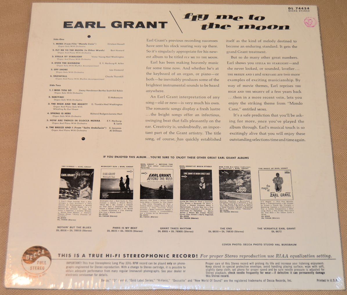 Grant, Earl - Fly Me To The Moon