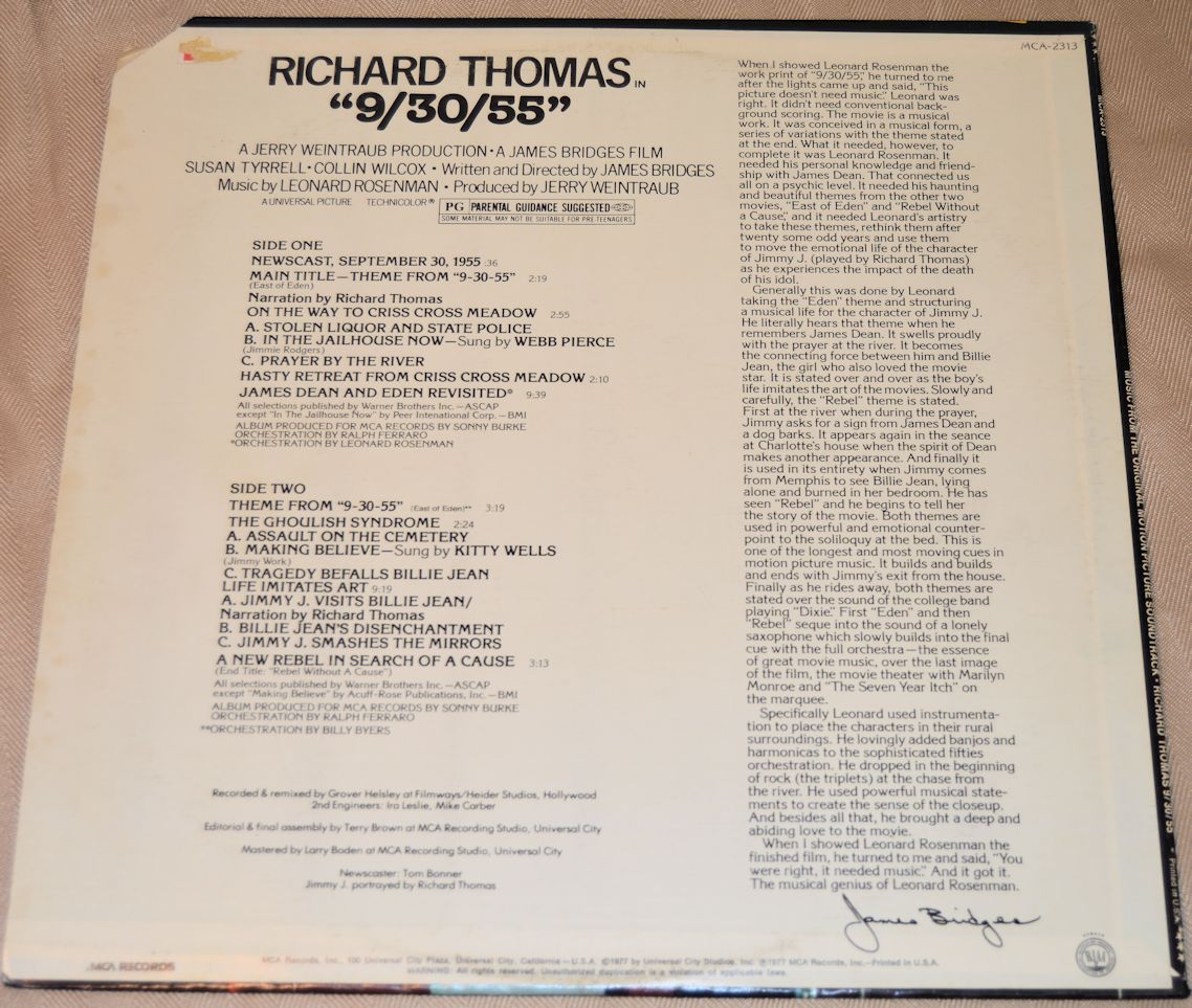 Various - Richard Thomas 9/30/55