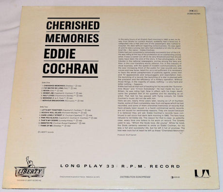 Cochran, Eddie - Cherished Memories
