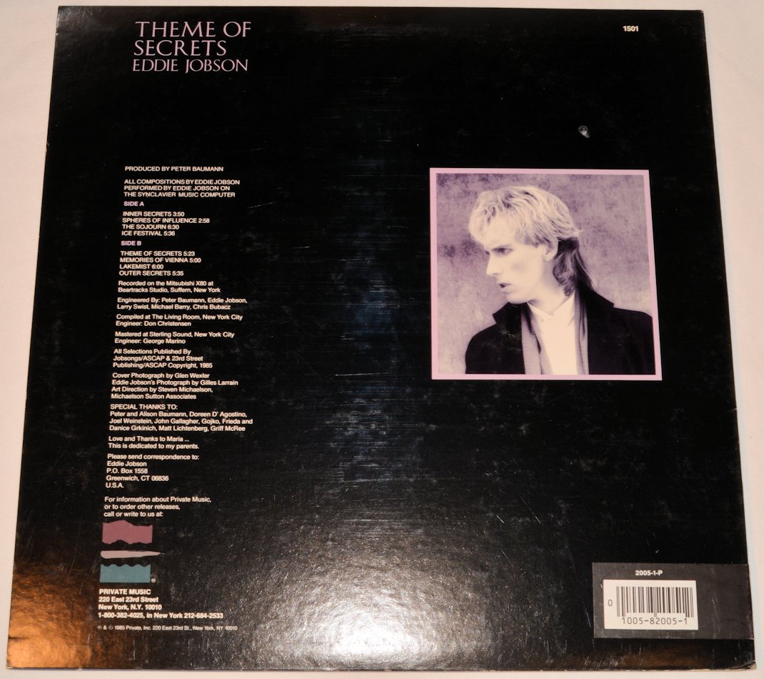 Jobson, Eddie - Theme Of Secrets