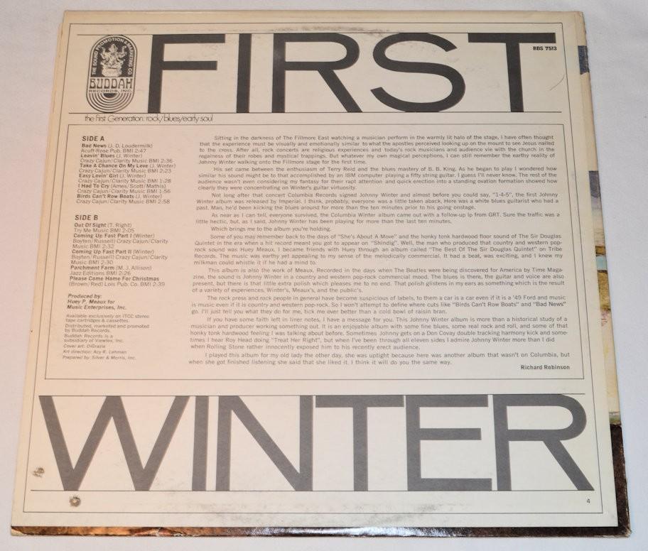 Winter, Johnny - First Winter