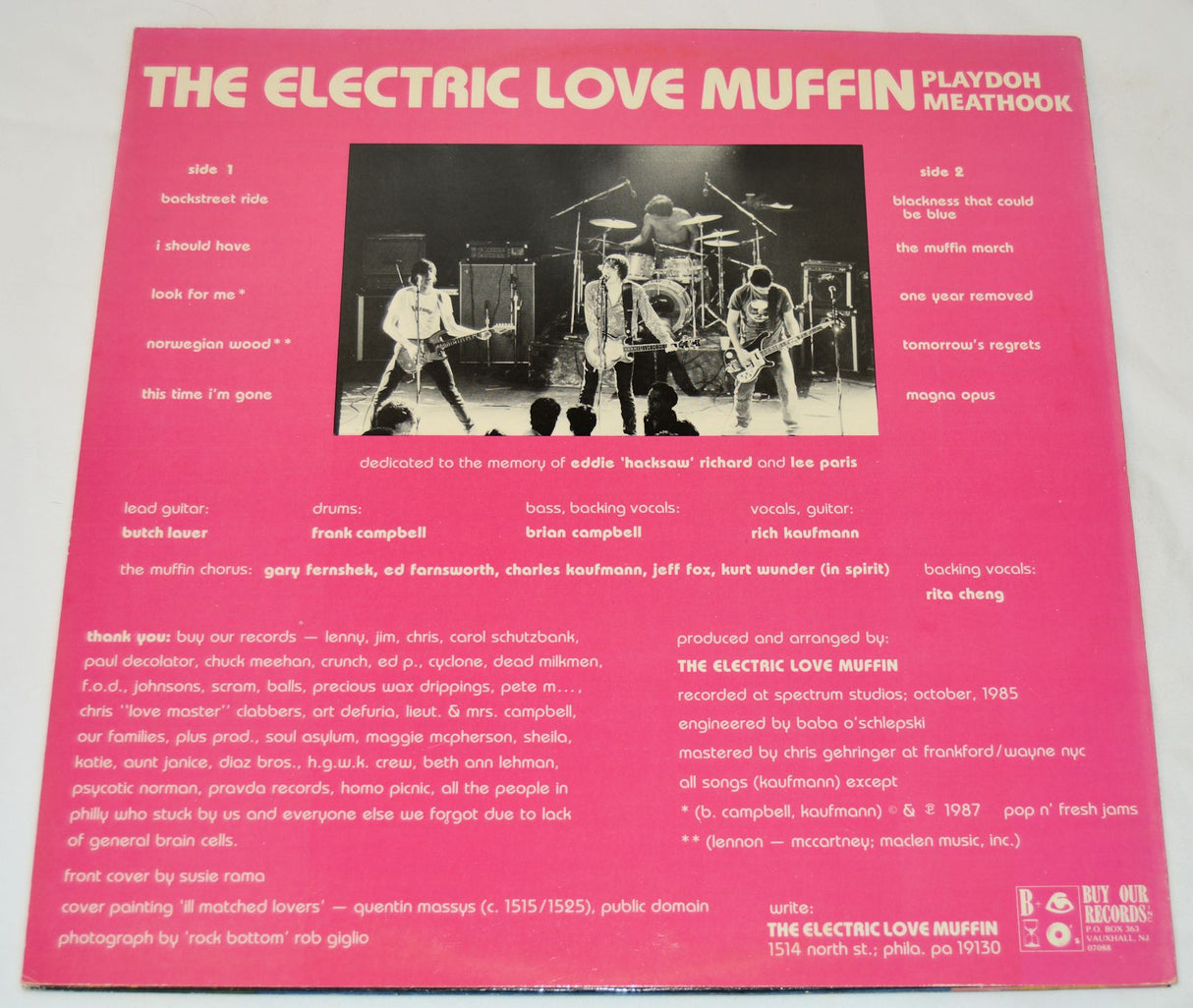 Electric Love Muffin - Playdoh Meathook