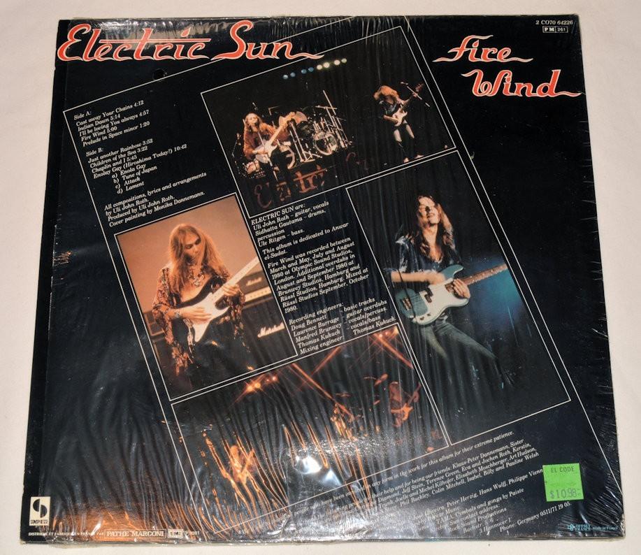 Electric Sun Fire Wind Joe's Albums