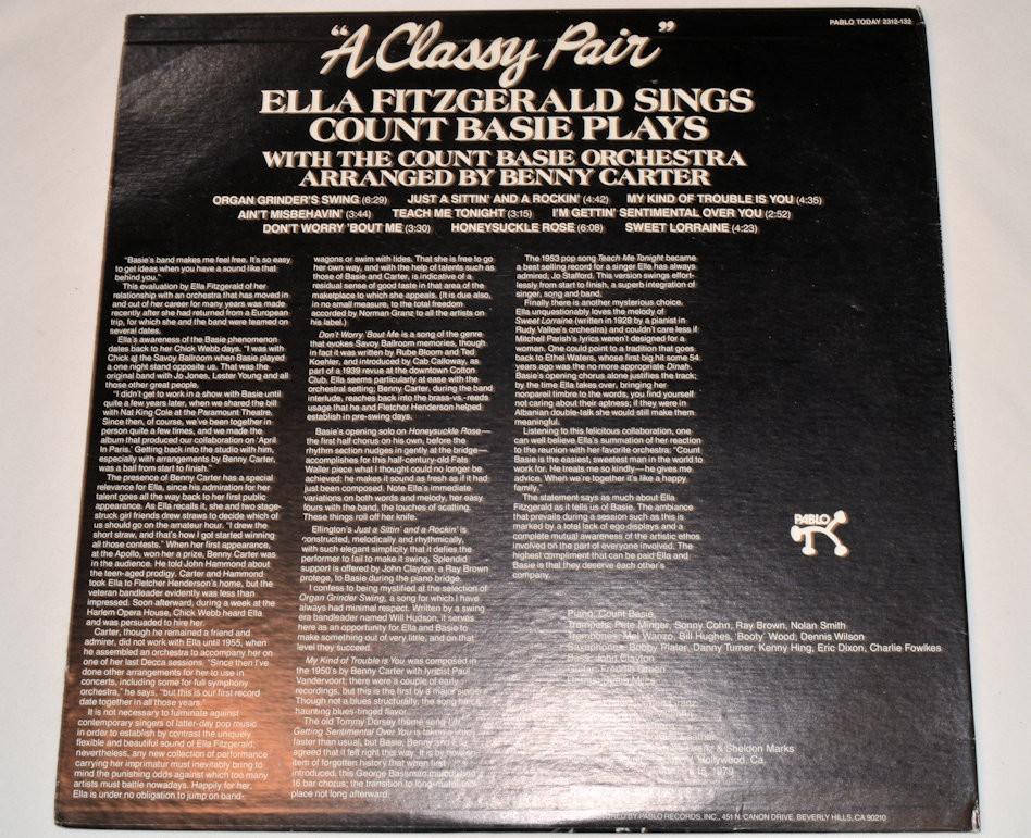 Fitzgerald / Basie - A Classy Pair