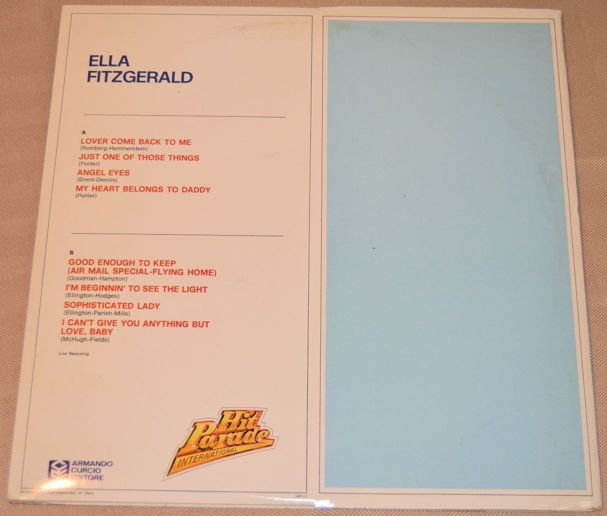 Fitzgerald, Ella - Hit Parade International