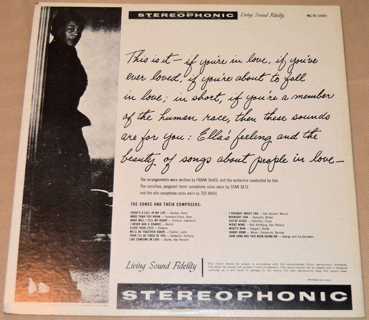 Fitzgerald, Ella - Like Someone In Love