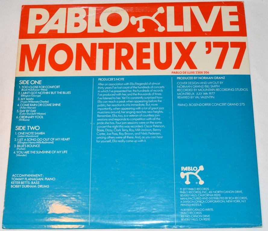 Fitzgerald, Ella - Montreux '77