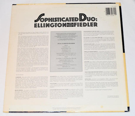 Ellington / Fiedler - Sophisticated Duo