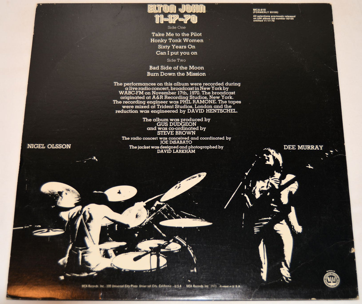 John, Elton - 11-17-70