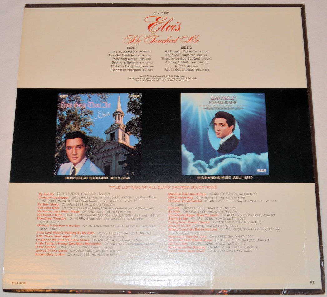 Presley, Elvis - He Touched Me