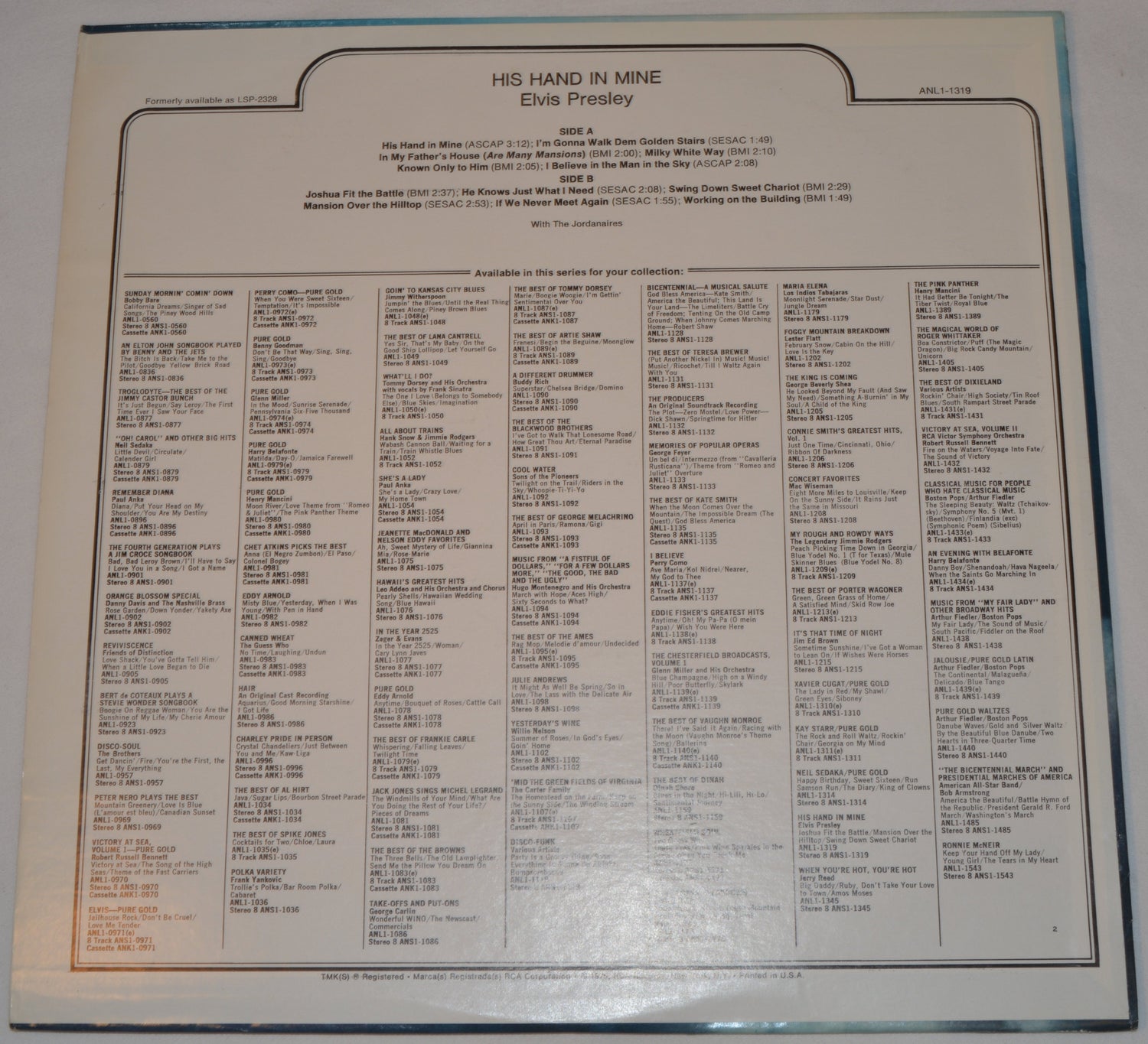 Presley, Elvis - His Hand In Mine