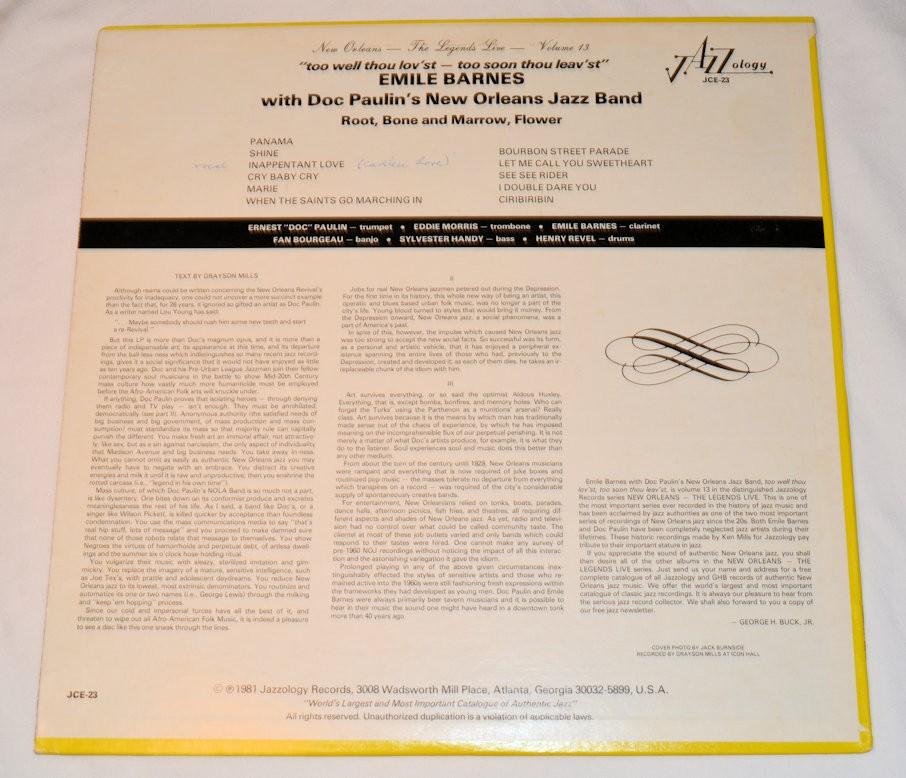 Barnes, Emile - Too Well Thou Lov'st Too Soon Thou Leav'st