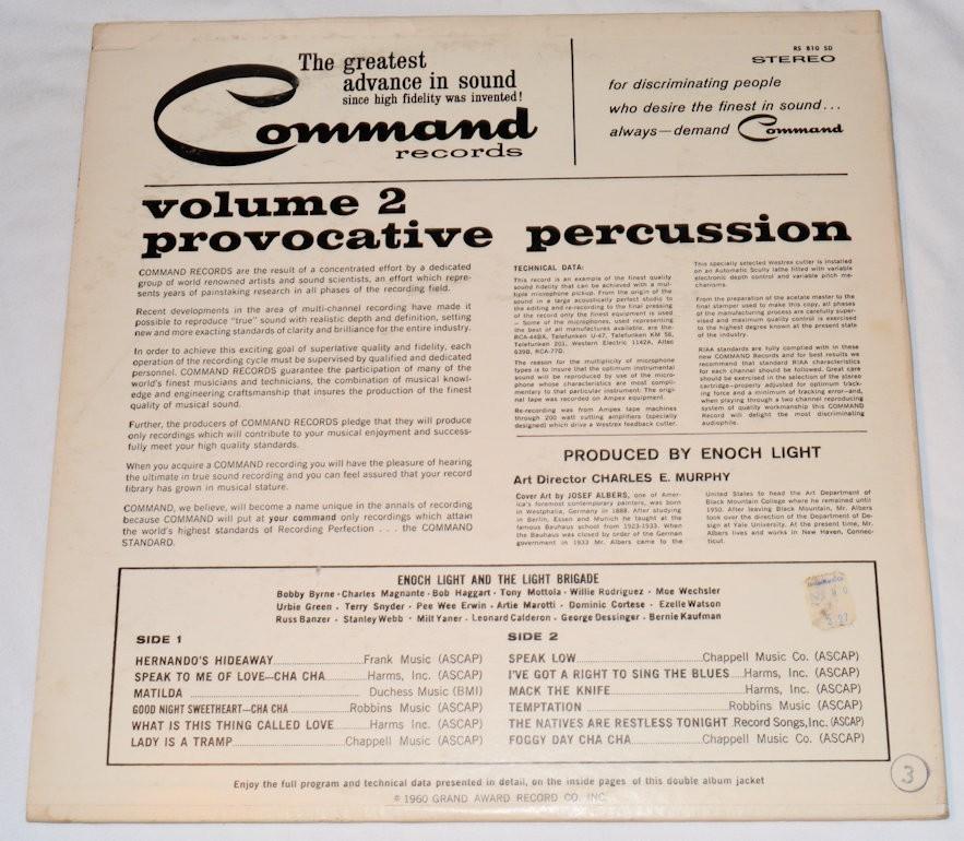 Light, Enoch - Provocative Percussion