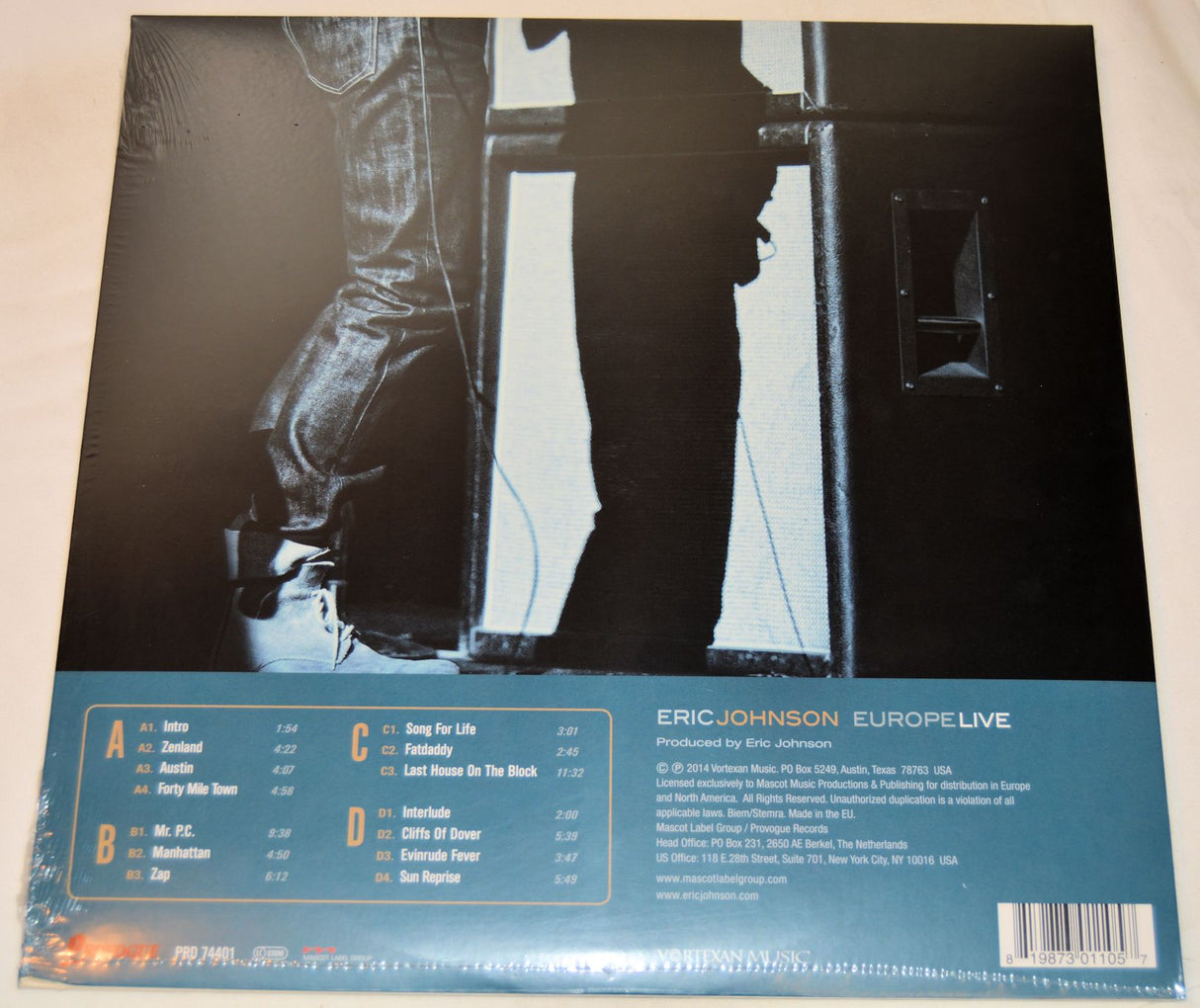 Johnson, Eric - Live In Europe