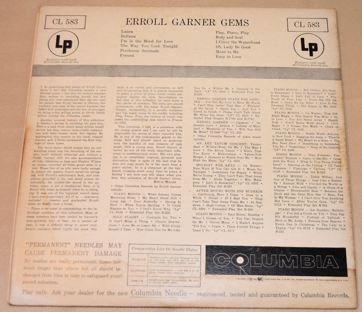 Garner, Erroll - Gems