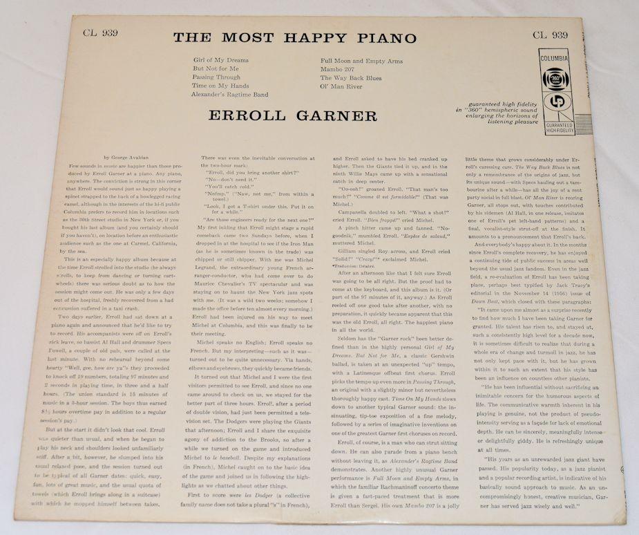 Garner, Erroll - Most Happy Piano
