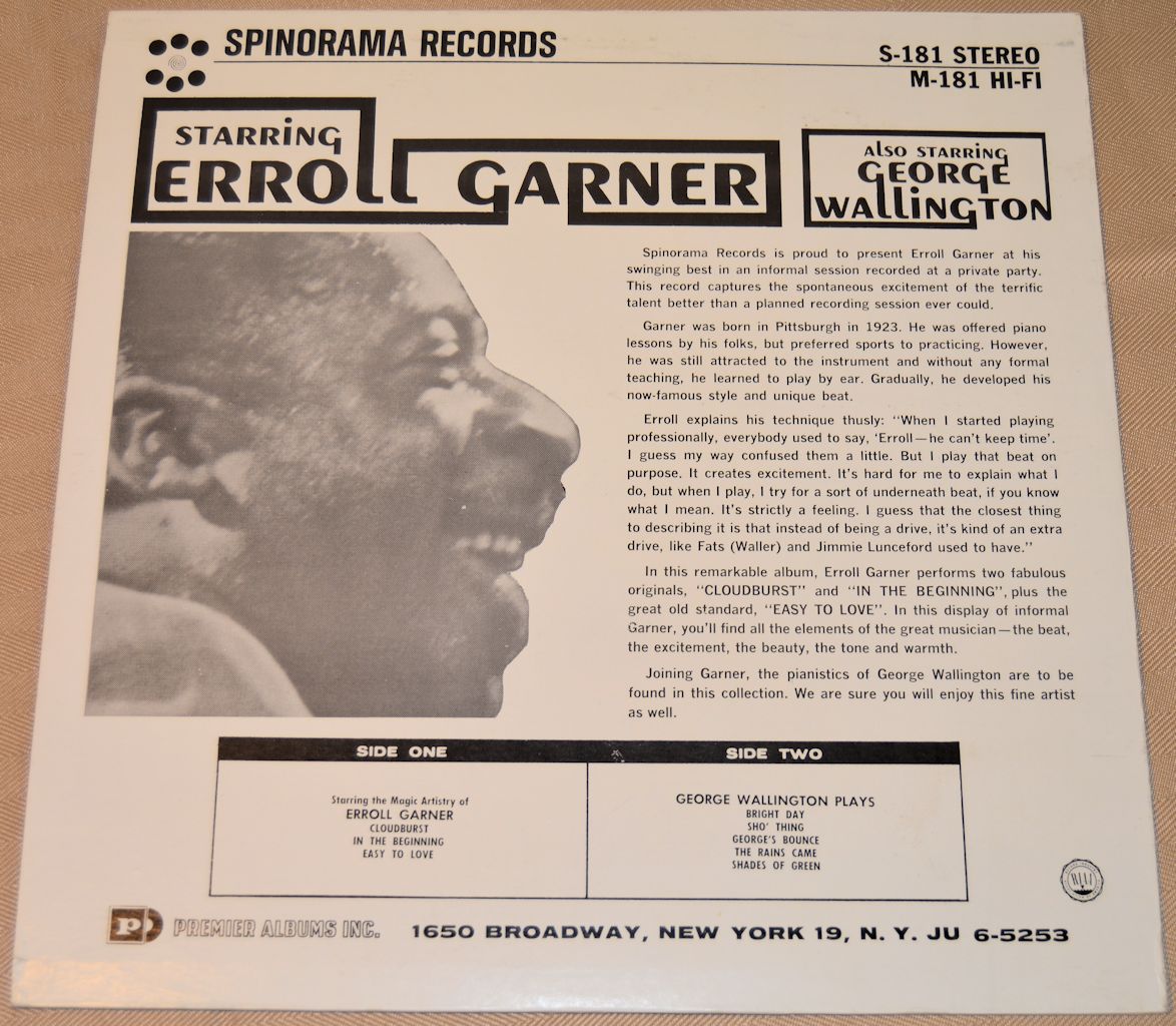 Garner, Erroll - Starring The Magic Artistry Of