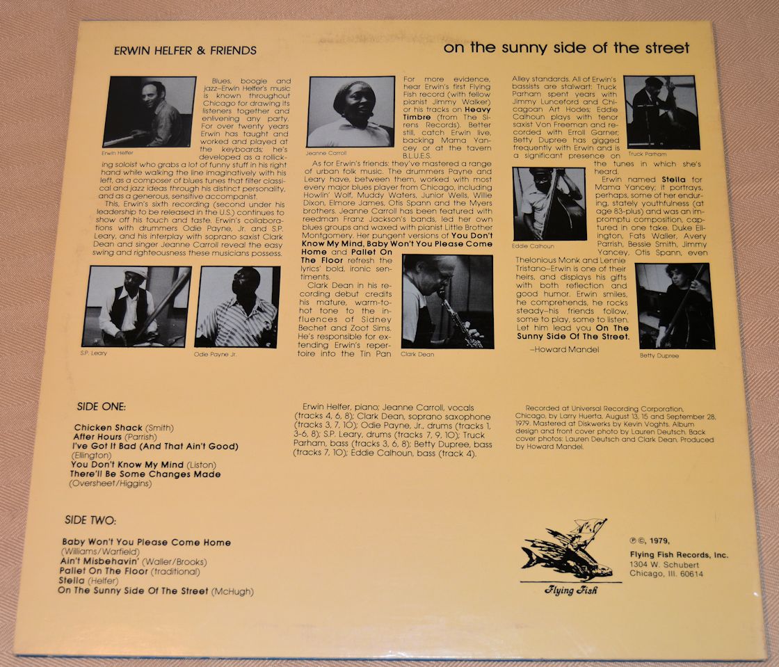 Helfer, Erwin - On The Sunny Side Of The Street