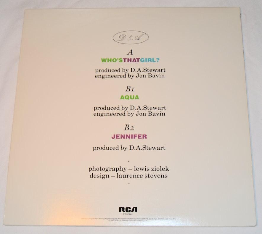 Eurythmics - Who's That Girl 12"