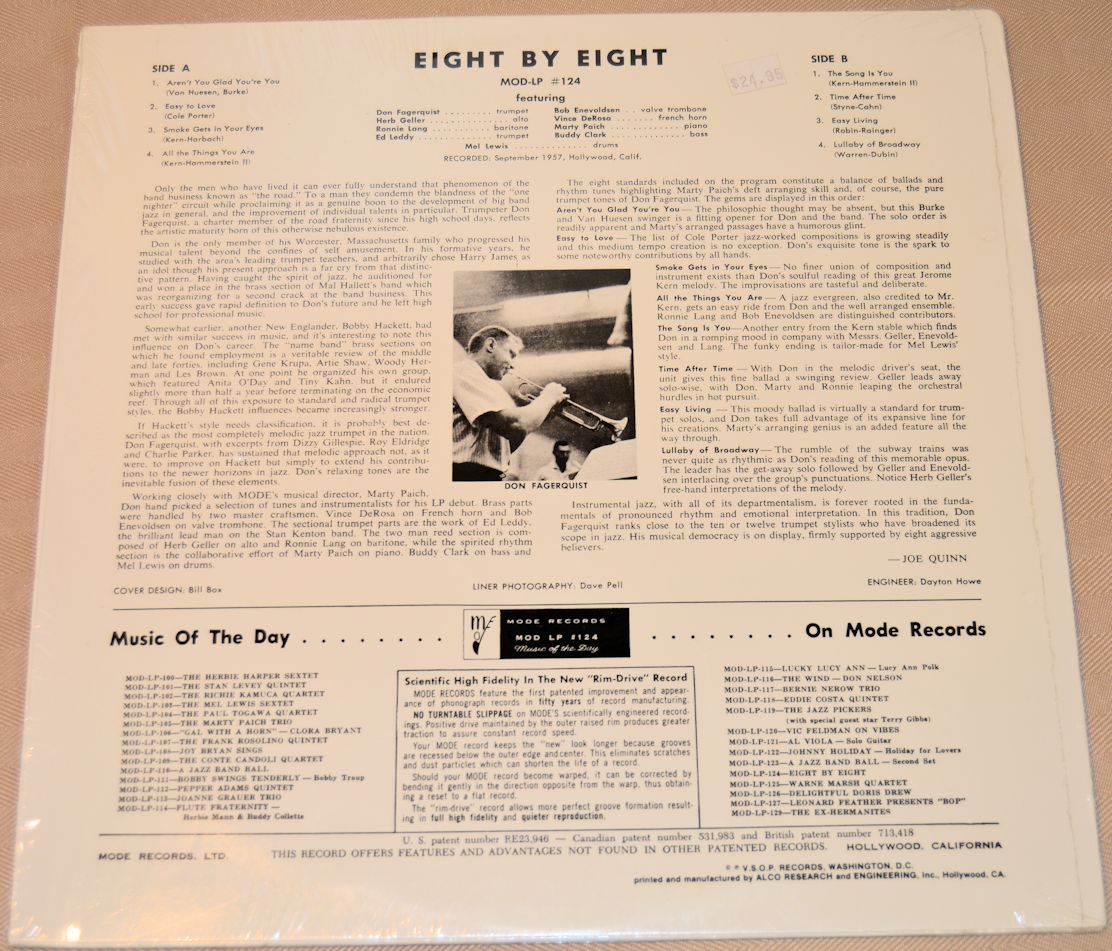 Fagerquist, Don Octet - Music To Fill A Void