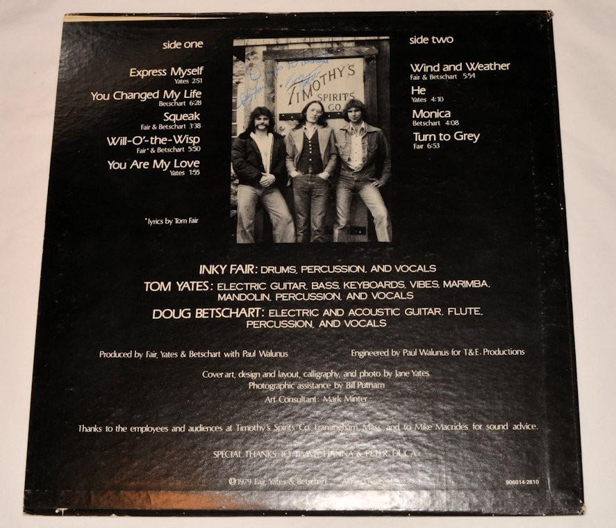 Fair, Yates & Betschart - Spirits