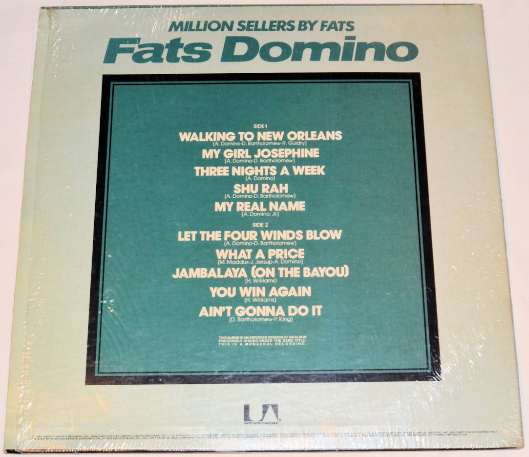 Domino, Fats - Million Sellers