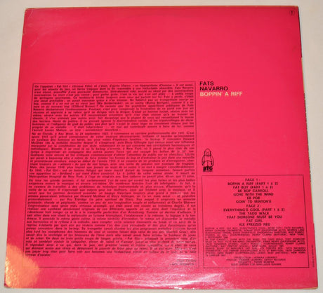 Navarro, Fats - Vol. 1: "Boppin' A Riff"