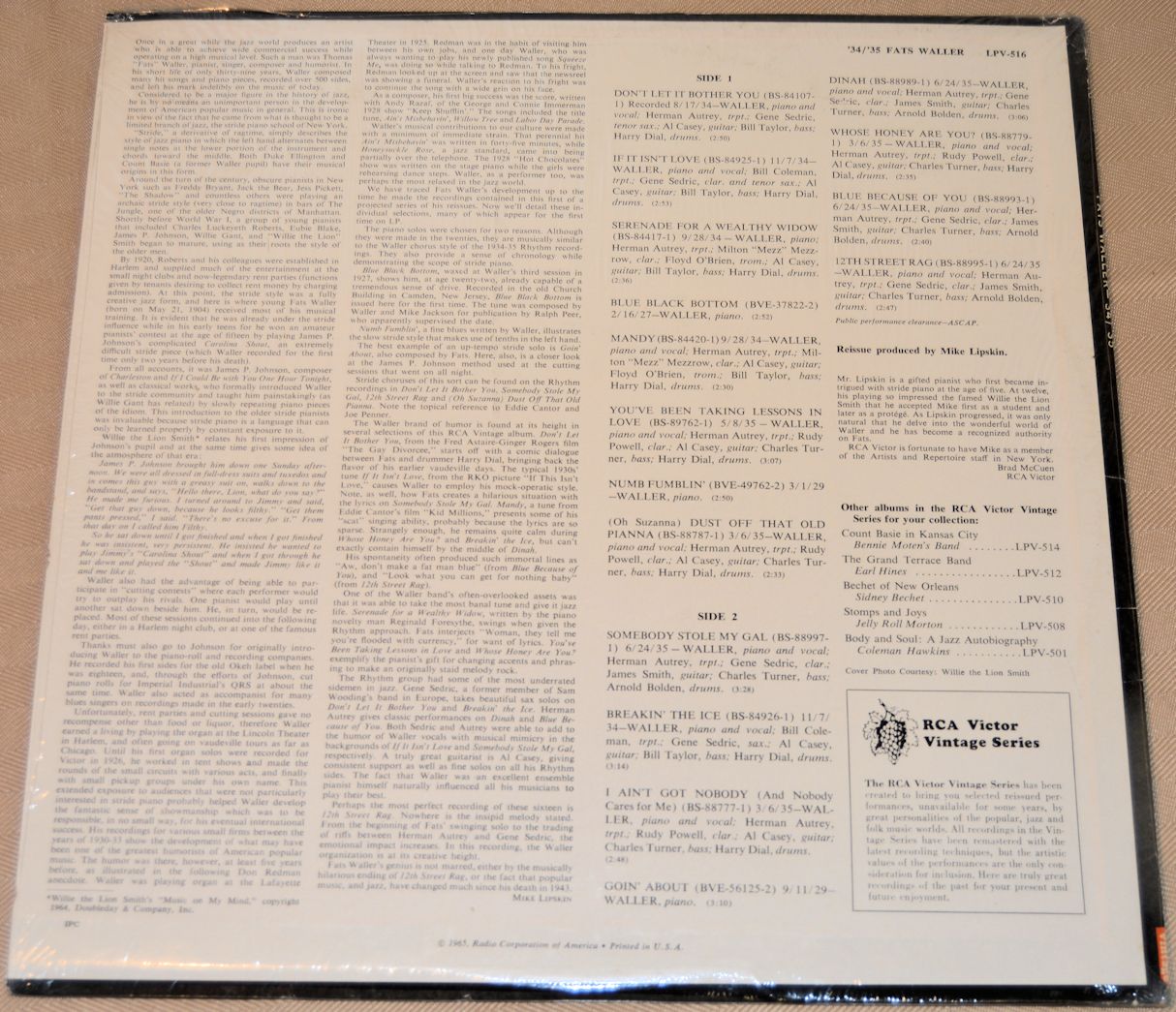 Waller, Fats - 34 / '35