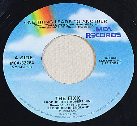The Fixx - One Thing Leads To Another, Opinions, Vinyl Record 45RPM 7