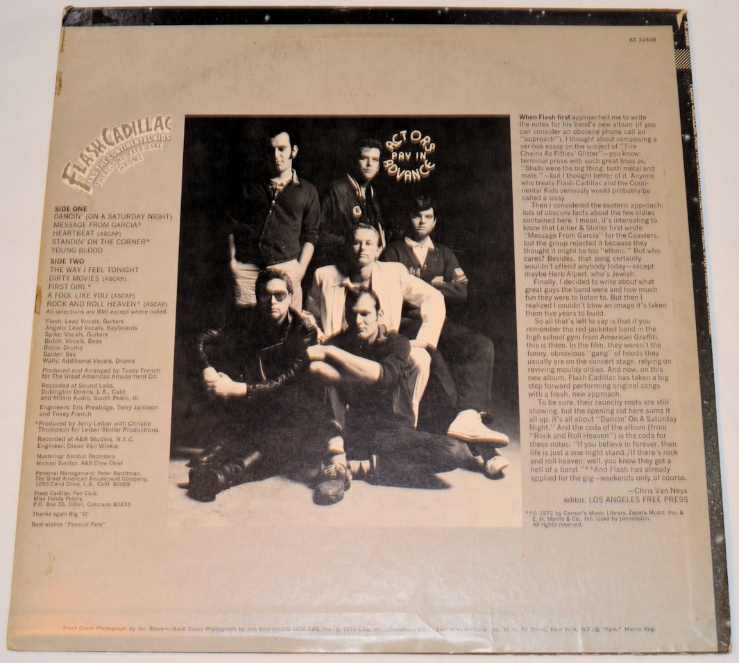 Flash Cadillac - There's No Face Like Chrome