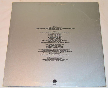 Focus - Live At The Rainbow