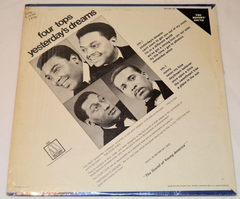Four Tops, The - Yesterday's Dreams