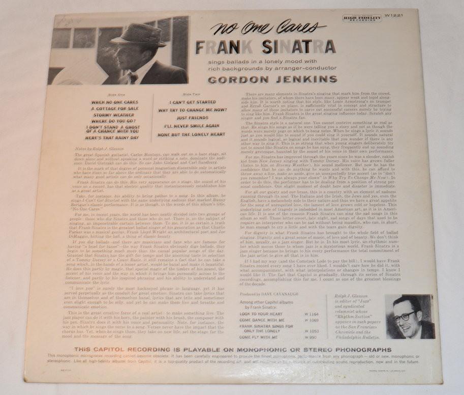 Sinatra, Frank - No One Cares