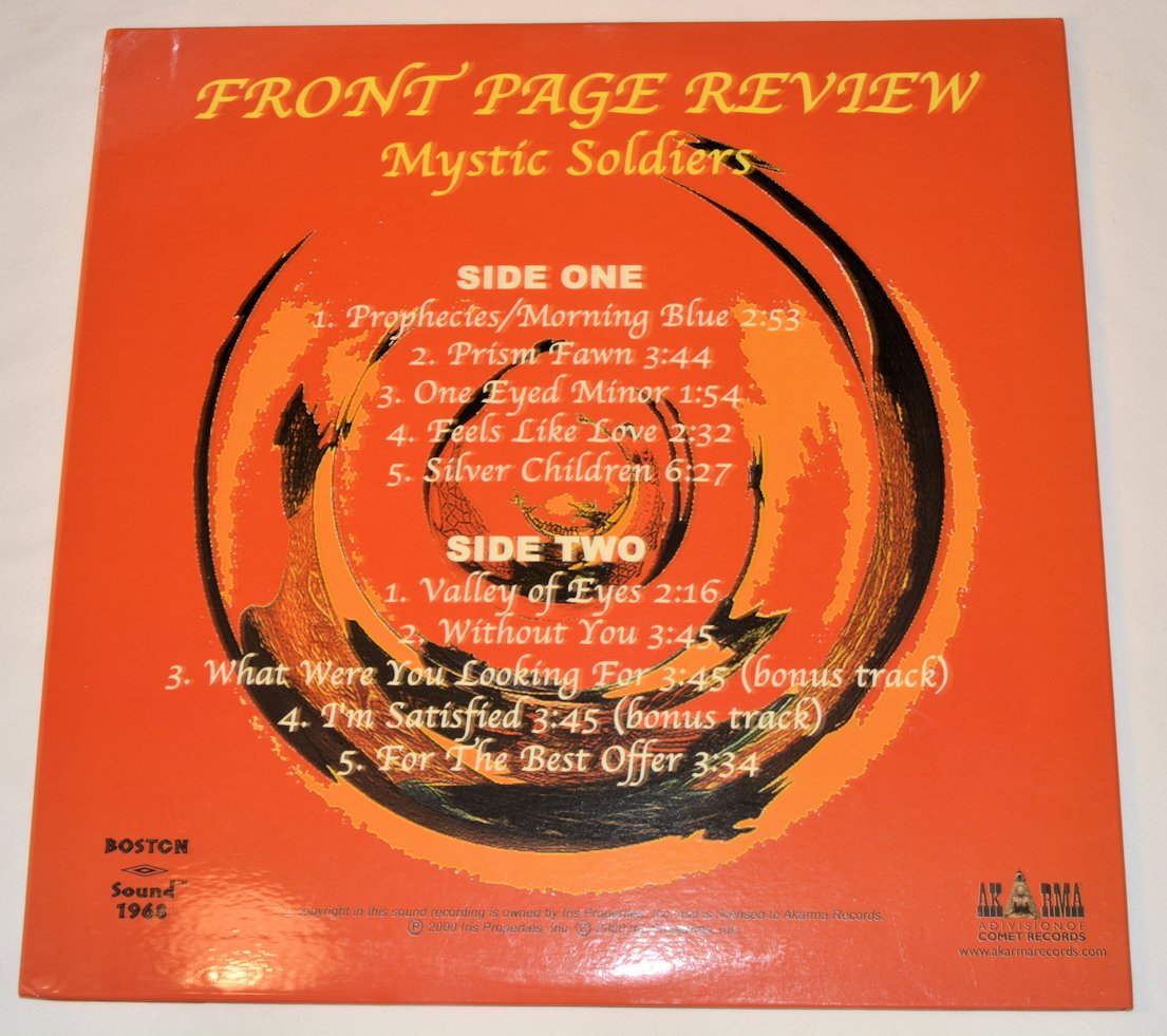 Front Page Review - Mystic Soldiers